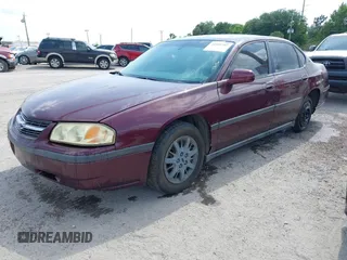 2003 Chevrolet Impala with VIN 2G1WF52E239293935, listed as a IAAI auction lot 41999787 with 123,837 mi miles and . Bid and sale history available at DreamBid. Image 2.