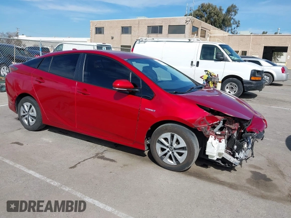 2018 Toyota Prius Two with VIN JTDKBRFU4J3060140, listed as a IAAI auction lot 41703144 with 111,829 mi miles. Bid and sale history available at carsss.com. Image 1.