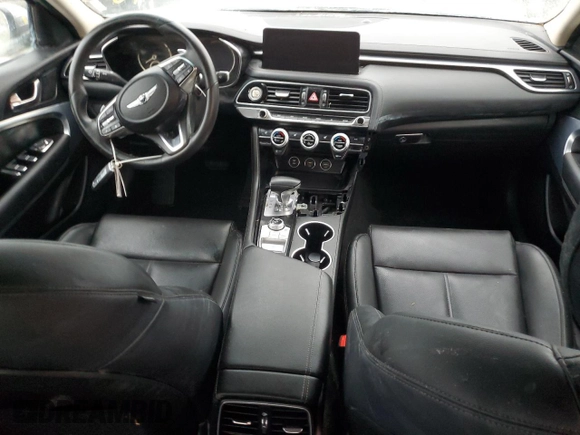 2023 Genesis G70 2.0T with VIN KMTG34TA5PU131494, listed as a Copart auction lot 76295844 with Not Provided miles and Non Repairable. Bid and sale history available at DreamBid. Image 8.