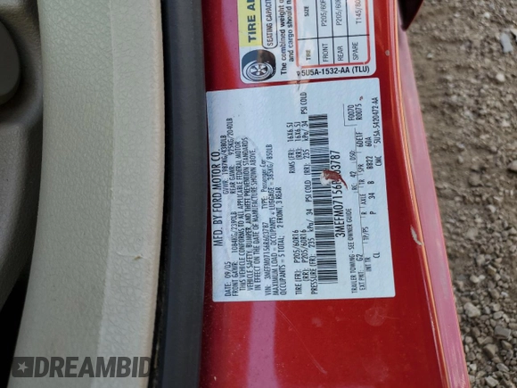 2006 Mercury Milan with VIN 3MEFM07156R603787, listed as a Copart auction lot 63317745 with 83,704 mi miles and Salvage title. Bid and sale history available at DreamBid. Image 12.