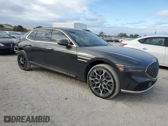 2023 Genesis G90 e-SC z VIN KMTFC4SD8PU029226, wystawiony jako Copart lot #88391865 z przebiegiem 16 762 mil mil oraz Szkoda całkowita • Salvage title. Historia ofert i sprzedaży dostępna na DreamBid. Obrazek 4.