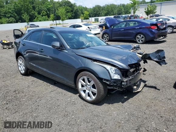 2014 Cadillac ATS Standard RWD with VIN 1G6AA5RA5E0111325, listed as a Copart auction lot 62237945 with 55,205 mi miles and Salvage title. Bid and sale history available at DreamBid. Image 4.