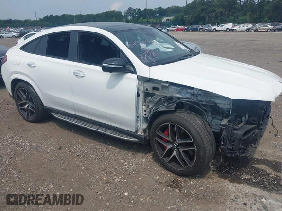 2021 Mercedes-Benz GLE 53 AMG with VIN 4JGFD6BB0MA396393, listed as a IAAI auction lot 39988476 with 53,481 mi miles and . Bid and sale history available at DreamBid. Image 13.