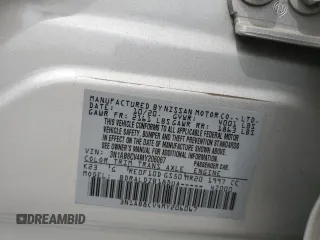 2021 Nissan Sentra SV with VIN 3N1AB8CV4MY206067, listed as a Copart auction lot 54096775 with 66,419 mi miles and Clean Title. Bid and sale history available at DreamBid. Image 12.