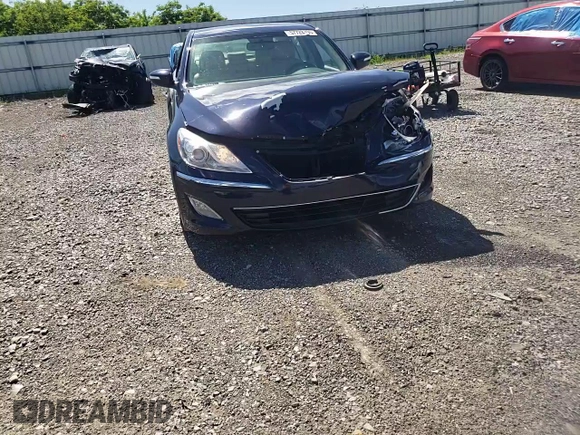 2013 Hyundai Genesis 3.8L with VIN KMHGC4DDXDU235932, listed as a Copart auction lot 57728705 with 140,778 mi miles and Salvage title. Bid and sale history available at DreamBid. Image 11.