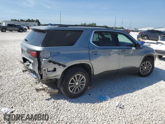 2023 Chevrolet Traverse LT Cloth with VIN 1GNERGKW8PJ194875, listed as a Copart auction lot 67810064 with 45,066 mi miles and Salvage Title. Bid and sale history available at carsss.com. Image 3.