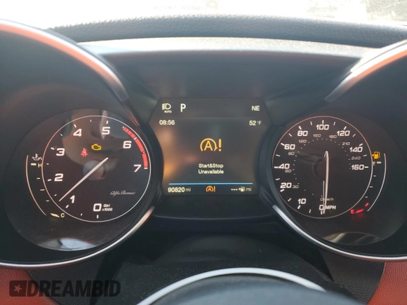 2018 Alfa Romeo Giulia с VIN ZARFAEBN8J7565396, выставлен на аукционе Copart как лот 46655995 с пробегом 90 820 миль миль и Чистый • Clean title. История ставок и продаж доступна на DreamBid. Изображение 9.