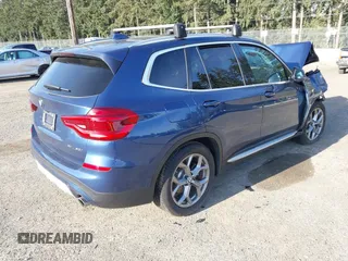 2020 BMW X3 xDrive30i with VIN 5UXTY5C04LLT35519, listed as a IAAI auction lot 42018934 with Not Provided miles and . Bid and sale history available at DreamBid. Image 4.