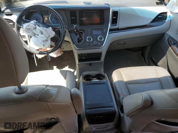 2015 Toyota Sienna XLE with VIN 5TDYK3DC2FS557260, listed as a Copart auction lot 50147465 with 177,492 mi miles and Salvage Title. Bid and sale history available at carsss.com. Image 8.