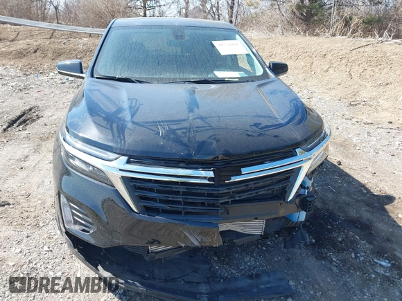 2022 Chevrolet Equinox LT with VIN 3GNAXKEV7NL245797, listed as a IAAI auction lot 41776901 with 18,055 mi miles. Bid and sale history available at carsss.com. Image 12.