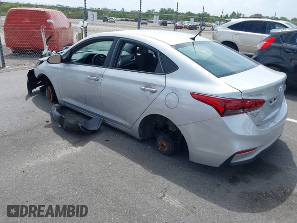 2022 Hyundai Accent SE with VIN 3KPC24A69NE167750, listed as a IAAI auction lot 37355800 with Not Provided miles and . Bid and sale history available at carsss.com. Image 13.