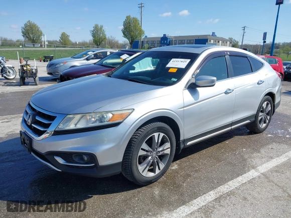 2014 Honda Crosstour EX-L z VIN 5J6TF2H52EL002338, wystawiony jako IAAI lot #41957849 z przebiegiem 148 854 mil mil oraz . Historia ofert i sprzedaży dostępna na DreamBid. Obrazek 2.