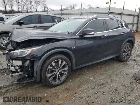 2017 Infiniti QX30 Luxury with VIN SJKCH5CR5HA021457, listed as a Copart auction lot 45233234 with 78,996 mi miles and Salvage Title. Bid and sale history available at carsss.com. Image 1.