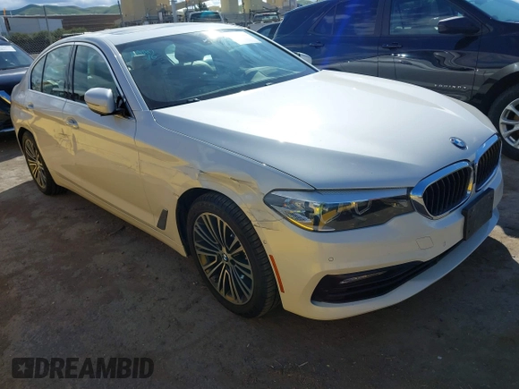 2017 BMW 5 Series 530i xDrive with VIN WBAJA7C33HWA70987, listed as a IAAI auction lot 41721231 with 99,507 mi miles and . Bid and sale history available at carsss.com. Image 1.