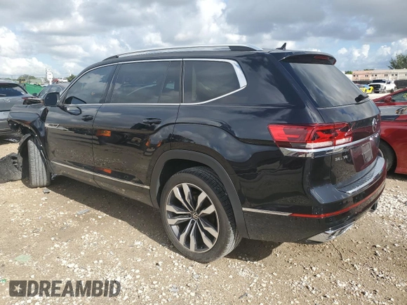 2023 Volkswagen Atlas SEL Premium R-Line z VIN 1V2FR2CA1PC501812, wystawiony jako Copart lot #68935884 z przebiegiem 42 736 mil mil oraz Szkoda całkowita • Salvage title. Historia ofert i sprzedaży dostępna na DreamBid. Obrazek 2.
