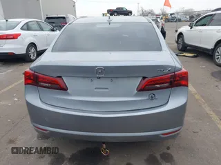 2015 Acura TLX with VIN 19UUB1F3XFA006489, listed as a IAAI auction lot 41352507 with 121,710 mi miles. Bid and sale history available at carsss.com. Image 16.