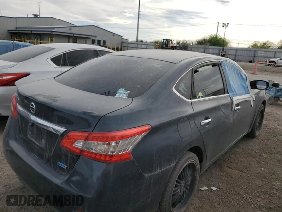 2013 Nissan Sentra SV with VIN 3N1AB7AP7DL726467, listed as a Copart auction lot 87494114 with Not Provided miles and Salvage Title. Bid and sale history available at DreamBid. Image 3.