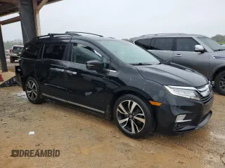2020 Honda Odyssey Touring with VIN 5FNRL6H88LB500070, listed as a Copart auction lot 81352524 with 64,444 mi miles and Salvage Title. Bid and sale history available at DreamBid. Image 4.