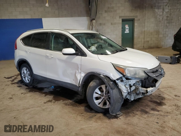 2014 Honda CR-V EX-L with VIN 5J6RM4H75EL038165, listed as a Copart auction lot 53278895 with 0 mi miles and Salvage Title. Bid and sale history available at carsss.com. Image 4.