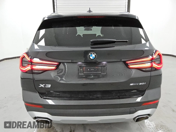 2024 BMW X3 sDrive30i with VIN 5UX43DP0XR9X11878, listed as a Copart auction lot 49742675 with 24,951 mi miles and Clean Title. Bid and sale history available at DreamBid. Image 6.