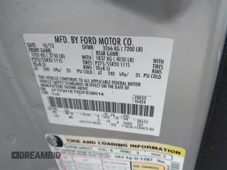 2013 Ford F-150 XL with VIN 1FTFW1ET5DFE08014, listed as a IAAI auction lot 41690487 with 171,644 mi miles. Bid and sale history available at carsss.com. Image 9.