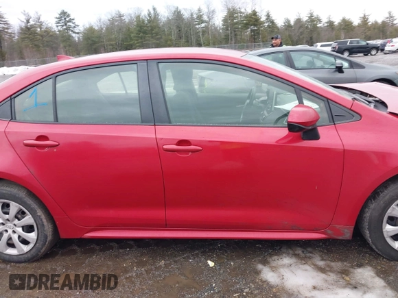 2021 Toyota Corolla LE with VIN JTDEPMAE9MJ141300, listed as a IAAI auction lot 41721838 with 51,439 mi miles and . Bid and sale history available at carsss.com. Image 13.