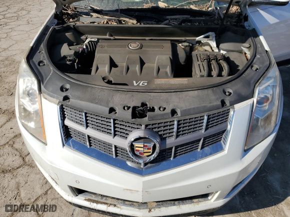 2011 Cadillac SRX Luxury Collection with VIN 3GYFNAEY4BS585171, listed as a Copart auction lot 46188075 with 0 mi miles and Salvage Title. Bid and sale history available at carsss.com. Image 13.