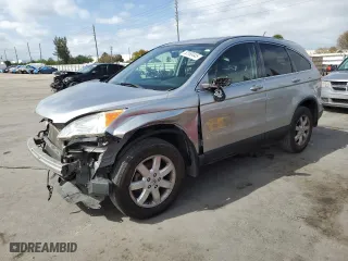 2008 Honda CR-V EX-L with VIN JHLRE38768C050877, listed as a Copart auction lot 52580445 with 215,621 mi miles and Salvage Title. Bid and sale history available at carsss.com. Image 1.