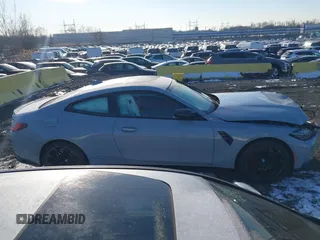 2022 BMW M4 Competition xDrive with VIN WBS43AZ04NCJ28077, listed as a IAAI auction lot 41183055 with 21,210 mi miles. Bid and sale history available at carsss.com. Image 13.