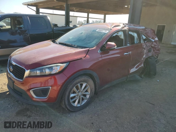 2017 Kia Sorento LX with VIN 5XYPG4A36HG245899, listed as a Copart auction lot 88665775 with 183,252 mi miles and Salvage Title. Bid and sale history available at carsss.com. Image 1.