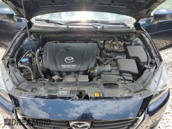 2017 Mazda 3 Touring z VIN 3MZBN1L72HM136418, wystawiony jako Copart lot #59851495 z przebiegiem 161 938 mil mil oraz Czysty tytuł • Clean title. Historia ofert i sprzedaży dostępna na DreamBid. Obrazek 11.