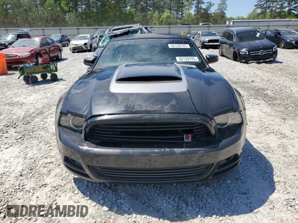 2014 Ford Mustang V6 with VIN 1ZVBP8EM4E5300551, listed as a Copart auction lot 52132745 with 113,887 mi miles and Salvage Title. Bid and sale history available at carsss.com. Image 5.