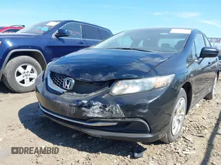 2015 Honda Civic Sedan LX with VIN 19XFB2F52FE004487, listed as a IAAI auction lot 41900671 with 125,497 mi miles. Bid and sale history available at carsss.com. Image 6.