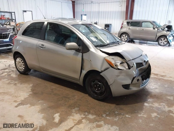 2007 Toyota Yaris with VIN JTDJT923575126617, listed as a IAAI auction lot 41824214 with 86,186 mi miles. Bid and sale history available at carsss.com. Image 1.