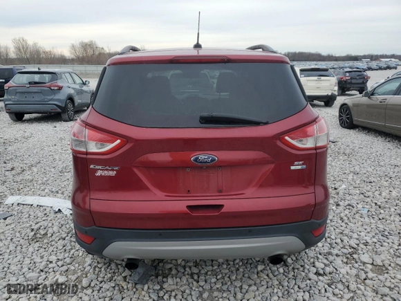 2016 Ford Escape SE with VIN 1FMCU9GX8GUB50350, listed as a Copart auction lot 80254704 with 153,104 mi miles and Salvage Title. Bid and sale history available at carsss.com. Image 6.