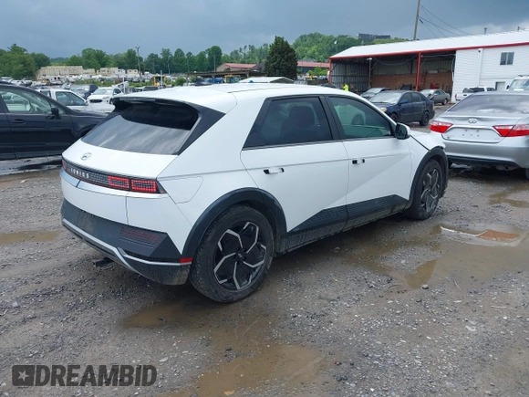 2022 Hyundai Ioniq 5 SEL with VIN KM8KN4AE4NU090938, listed as a IAAI auction lot 42507220 with 15,266 mi miles and . Bid and sale history available at DreamBid. Image 4.