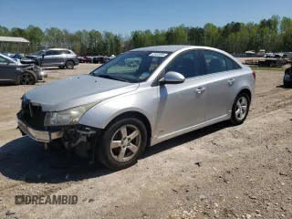 2013 Chevrolet Cruze 1LT with VIN 1G1PC5SB4D7216876, listed as a Copart auction lot 52402065 with 208,381 mi miles and Salvage Title. Bid and sale history available at carsss.com. Image 1.