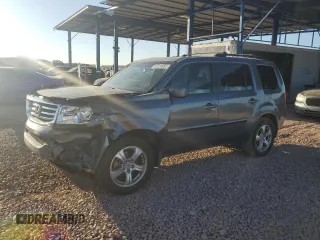 2013 Honda Pilot EX-L with VIN 5FNYF4H62DB043571, listed as a Copart auction lot 58014985 with 130,212 mi miles and Salvage title. Bid and sale history available at DreamBid. Image 1.