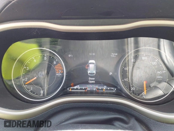 2016 Jeep Cherokee Limited with VIN 1C4PJMDB2GW253553, listed as a IAAI auction lot 42802413 with 107,673 mi miles and . Bid and sale history available at DreamBid. Image 7.