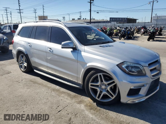 2013 Mercedes-Benz GL-Class GL 550 with VIN 4JGDF7DE2DA101552, listed as a Copart auction lot 46656895 with 195,058 mi miles and Salvage Title. Bid and sale history available at carsss.com. Image 4.