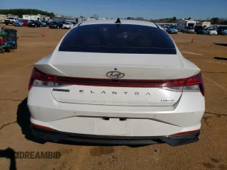 2021 Hyundai Elantra Limited with VIN 5NPLP4AG5MH032334, listed as a Copart auction lot 46833475 with 86,271 mi miles and Salvage Title. Bid and sale history available at DreamBid. Image 6.