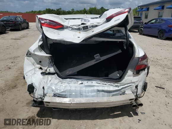 2024 Toyota Camry SE with VIN 4T1G11AK0RU870219, listed as a Copart auction lot 51841995 with 0 mi miles and Non Repairable. Bid and sale history available at carsss.com. Image 6.