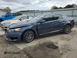 2014 Kia Cadenza Limited with VIN KNALN4D75E5153722, listed as a Copart auction lot 78716824 with 91,411 mi miles and Clean Title. Bid and sale history available at carsss.com. Image 1.