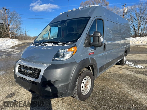 2020 Ram ProMaster Cargo with VIN 3C6URVJG0LE140262, listed as a Copart auction lot 45997525 with 64,477 mi miles and Clean Title. Bid and sale history available at carsss.com. Image 2.