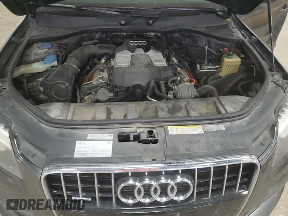 2011 Audi Q7 S line with VIN WA1DGAFE7BD010360, listed as a Copart auction lot 75758314 with 192,515 mi miles and Clean title. Bid and sale history available at DreamBid. Image 12.