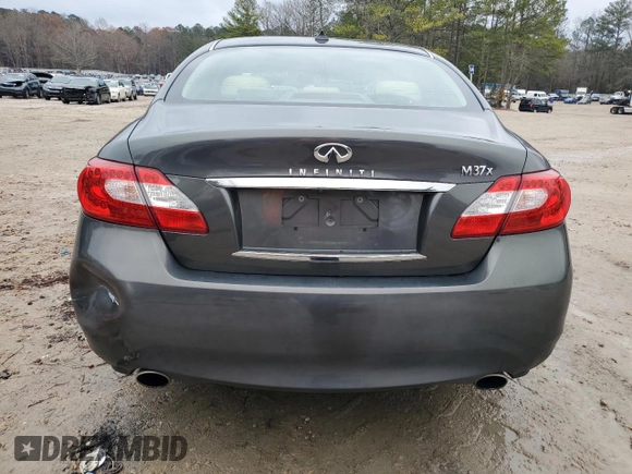 2012 Infiniti M37 with VIN JN1BY1AR8CM390754, listed as a Copart auction lot 84196764 with 141,360 mi miles and Salvage Title. Bid and sale history available at carsss.com. Image 6.
