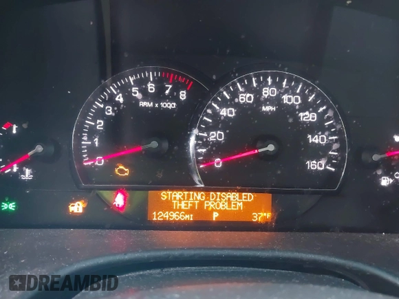 2005 Cadillac STS with VIN 1G6DW677250150773, listed as a IAAI auction lot 41675363 with 124,966 mi miles. Bid and sale history available at carsss.com. Image 7.