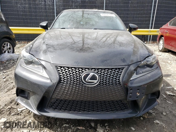 2015 Lexus IS 350 with VIN JTHCE1D25F5008167, listed as a Copart auction lot 49696125 with 121,377 mi miles and Salvage title. Bid and sale history available at DreamBid. Image 5.