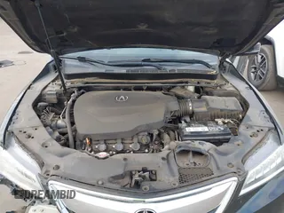 2015 Acura TLX V6 Tech with VIN 19UUB2F51FA001009, listed as a IAAI auction lot 41477548 with 131,776 mi miles. Bid and sale history available at carsss.com. Image 10.