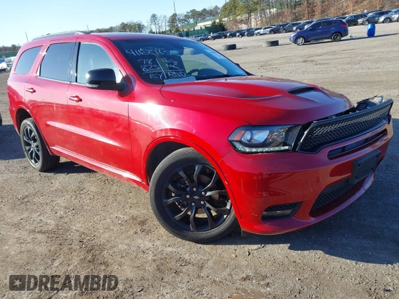 2020 Dodge Durango GT Plus with VIN 1C4RDJDG1LC146788, listed as a IAAI auction lot 41684655 with 78,823 mi miles and . Bid and sale history available at DreamBid. Image 1.